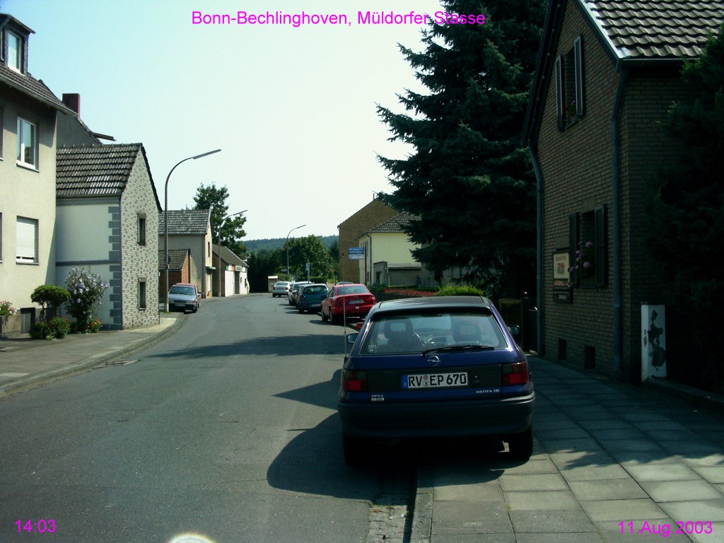 Müldorfer Strasse in Bonn, Germany